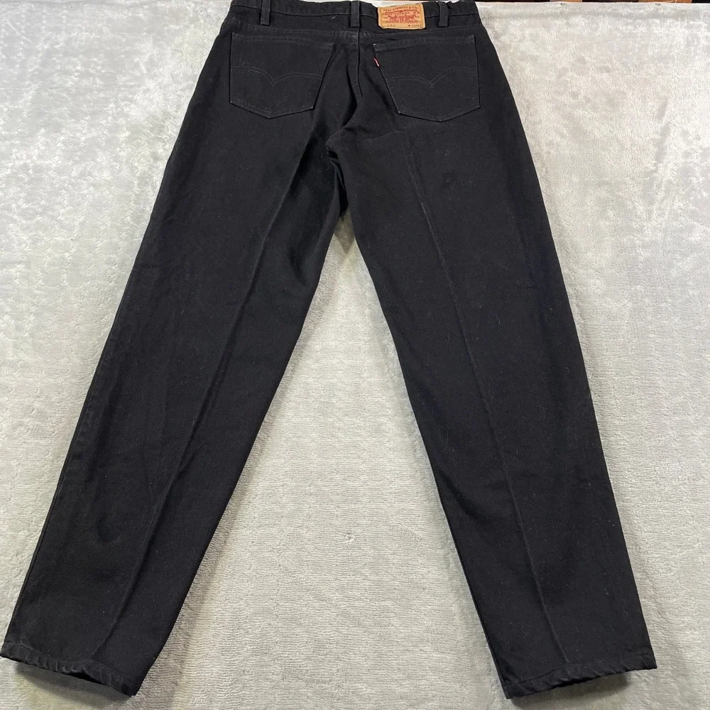 Vintage Levis 550 Jeans Mens 36x32 Black Relaxed Tapered‎ Canada Grunge Punk